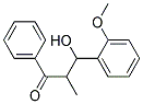 3-HYDROXY-3-(2-METHOXY-PHENYL)-2-METHYL-1-PHENYL-PROPAN-1-ONE 结构式