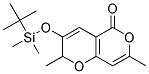 3-(TERT-BUTYL-DIMETHYL-SILANYLOXY)-2,7-DIMETHYL-2H-PYRANO[4,3-B]PYRAN-5-ONE 结构式
