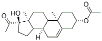 ACETIC ACID (3S,8R,10R,13S,17R)-17-ACETYL-17-HYDROXY-10,13-DIMETHYL-2,3,4,7,8,9,10,11,12,13,14,15,16,17-TETRADECAHYDRO-1H-CYCLOPENTA[A]PHENANTHREN-3-YL ESTER 结构式