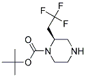 (S)-2-(2,2,2-TRIFLUORO-ETHYL)-PIPERAZINE-1-CARBOXYLIC ACID TERT-BUTYL ESTER 结构式