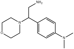 4-(2-氨基-1-吗啉乙基)-N,N-二甲基苯胺 结构式