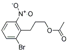 ACETIC ACID 3-(2-BROMO-6-NITRO-PHENYL)-PROPYL ESTER 结构式
