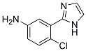 4-CHLORO-3-(1H-IMIDAZOL-2-YL)-PHENYLAMINE 结构式