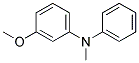 (3-METHOXY-PHENYL)-METHYL-PHENYL-AMINE 结构式