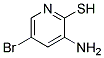 3-AMINO-5-BROMO-PYRIDINE-2-THIOL 结构式