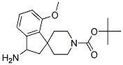 TERT-BUTYL 3-AMINO-7-METHOXY-2,3-DIHYDROSPIRO[INDENE-1,4'-PIPERIDINE]-1'-CARBOXYLATE 结构式