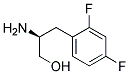 (S)-2-AMINO-3-(2,4-DIFLUORO-PHENYL)-PROPAN-1-OL 结构式