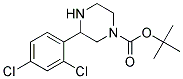 3-(2,4-DICHLORO-PHENYL)-PIPERAZINE-1-CARBOXYLIC ACID TERT-BUTYL ESTER 结构式