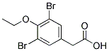 3,5-Dibromo-4-ethoxyphenylacetic acid 结构式