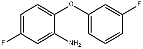 5-FLUORO-2-(3-FLUOROPHENOXY)ANILINE 结构式