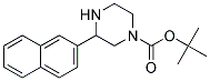 3-NAPHTHALEN-2-YL-PIPERAZINE-1-CARBOXYLIC ACID TERT-BUTYL ESTER 结构式