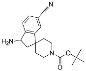 TERT-BUTYL 3-AMINO-6-CYANO-2,3-DIHYDROSPIRO[INDENE-1,4'-PIPERIDINE]-1'-CARBOXYLATE 结构式