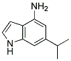 4-AMINO-6-ISOPROPYLINDOLE 结构式