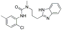 N-[3-(1H-BENZIMIDAZOL-2-YL)PROPYL]-N'-(2-CHLORO-5-METHYLPHENYL)-N-METHYLUREA 结构式