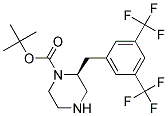 (S)-2-(3,5-BIS-TRIFLUOROMETHYL-BENZYL)-PIPERAZINE-1-CARBOXYLIC ACID TERT-BUTYL ESTER 结构式