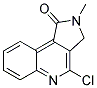 4-CHLORO-2-METHYL-2,3-DIHYDRO-PYRROLO[3,4-C]QUINOLIN-1-ONE 结构式