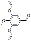 4-METHOXY-3,5-BIS-VINYLOXY-BENZALDEHYDE 结构式