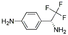 (R)-4-(1-氨基-2,2,2-三氟乙基)苯胺 结构式