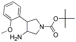 3-AMINO-4-(2-METHOXYPHENYL)-1-BOC-PYRROLIDINE 结构式