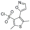 4-ISOXAZOL-5-YL-2,5-DIMETHYLTHIOPHENE-3-SULFONYL CHLORIDE 结构式