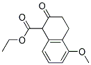 5-METHOXY-2-OXO-1,2,3,4-TETRAHYDRO-NAPHTHALENE-1-CARBOXYLIC ACID ETHYL ESTER 结构式