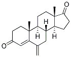 6-METHYLENEANDROST-4-ENE-3,17-DIONE 结构式