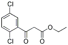 ETHYL 2,5-DICHLOROBENZOYLACETATE 结构式
