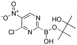 5-NITRO-4-CHLOROPYRIMIDINE-2-BORONIC ACID PINACOL ESTER 结构式