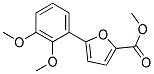 5-(2,3-DIMETHOXYPHENYL)FURAN-2-CARBOXYLIC ACID METHYL ESTER 结构式