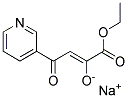 SODIUM 1-ETHOXY-1,4-DIOXO-4-PYRIDIN-3-YLBUT-2-EN-2-OLATE 结构式