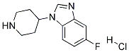 5-FLUORO-1-(PIPERIDIN-4-YL)-1H-BENZO[D]IMIDAZOLE HYDROCHLORIDE 结构式