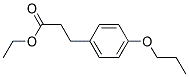 3-(4-PROPOXY-PHENYL)-PROPIONIC ACID ETHYL ESTER 结构式