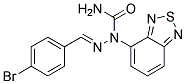 4-BROMOBENZALDEHYDE N-(2,1,3-BENZOTHIADIAZOL-4-YL)SEMICARBAZONE 结构式