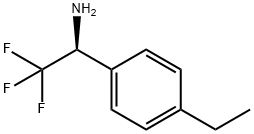 (S)-1-(4-ETHYL-PHENYL)-2,2,2-TRIFLUORO-ETHYLAMINE 结构式