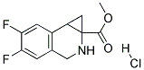 METHYL 5,6-DIFLUORO-1A,2,3,7B-TETRAHYDRO-1H-CYCLOPROPA[C]ISOQUINOLINE-1A-CARBOXYLATE HYDROCHLORIDE 结构式