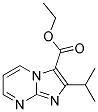 ETHYL 2-ISOPROPYL-IMIDAZO[1,2-A]PYRIMIDINE 3-CARBOXYLATE 结构式