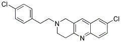 8-CHLORO-2-[2-(4-CHLOROPHENYL)ETHYL]-1,2,3,4-TETRAHYDROBENZO[B]-1,6-NAPHTHYRIDINE 结构式