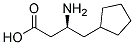 (S)-3-AMINO-4-CYCLOPENTYLBUTANOIC ACID 结构式