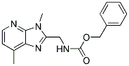(3,7-DIMETHYL-3H-IMIDAZO[4,5-B]PYRIDIN-2-YLMETHYL)-CARBAMIC ACID BENZYL ESTER 结构式