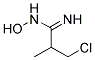 3-CHLORO-N-HYDROXY-2-METHYL-PROPIONAMIDINE 结构式