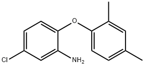 5-CHLORO-2-(2,4-DIMETHYLPHENOXY)ANILINE 结构式