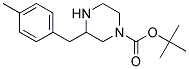 3-(4-METHYL-BENZYL)-PIPERAZINE-1-CARBOXYLIC ACID TERT-BUTYL ESTER 结构式
