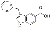 3-BENZYL-2-METHYL-1H-INDOLE-5-CARBOXYLIC ACID 结构式