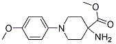 METHYL 4-AMINO-1-(4-METHOXYPHENYL)PIPERIDINE-4-CARBOXYLATE 结构式