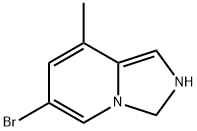 6-BROMO-8-METHYL-2H-IMIDAZO[1,5-A]PYRIDINE 结构式