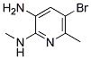 5-BROMO-N2-METHYL-6-METHYL-PYRIDINE-2,3-DIAMINE 结构式
