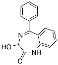 3-Hydroxy-5-phenyl-1,3-dihydro-benzo[e][1,4]diazepin-2-one 结构式