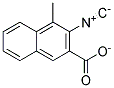 METHYL-2-ISOCYANONAPHTHALENE CARBOXYLATE 结构式