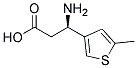 (R)-3-AMINO-3-(5-METHYLTHIOPHEN-3-YL)PROPANOIC ACID 结构式