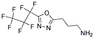 (5-HEPTAFLUOROPROPYL-[1,3,4]OXADIAZOL-2-YL)-PROPYL-AMINE 结构式